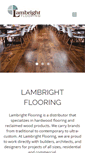 Mobile Screenshot of lambrightflooring.com